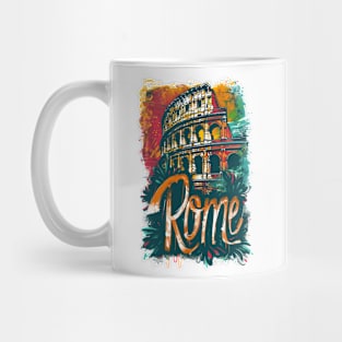 Rome Retro Italy poster Mug